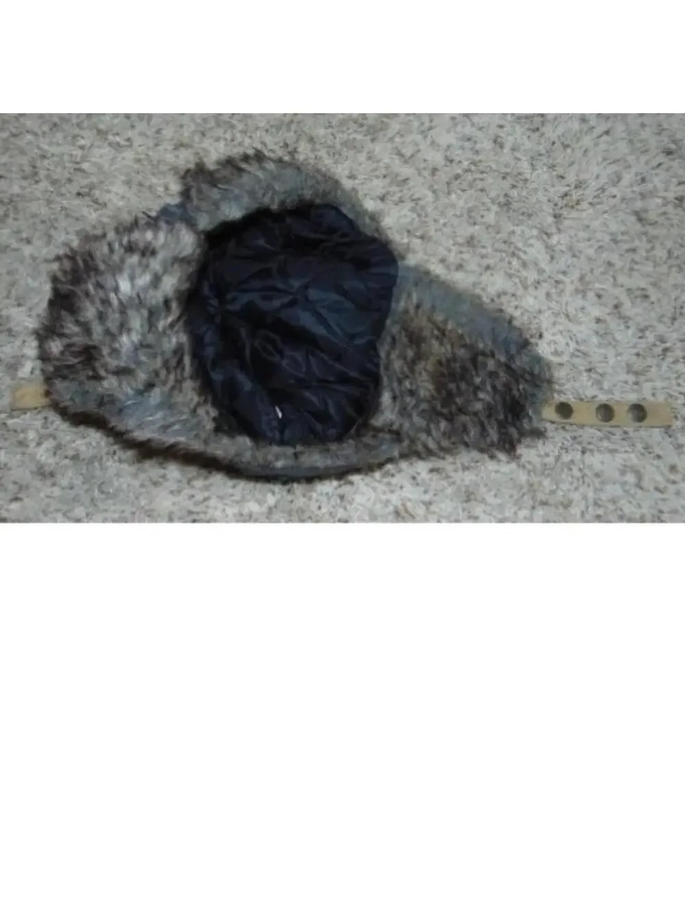 Boys Winter Trapper Hat Apt 9 Gray Patchwork Fx Fur Front Cap Hat Kids Polyester